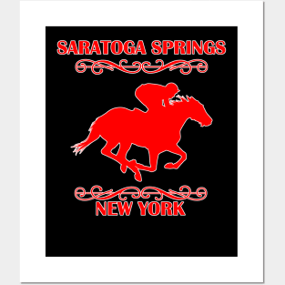 Saratoga Springs New York Horse Racing Posters and Art